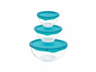 Set ciotole in vetro con coperchio, 2 o 3 pezzi , prezzo 9.99 ...