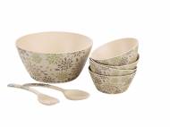 Set insalatiera, 7 pezzi o set contenitori, 4 pezzi Ernesto, ...