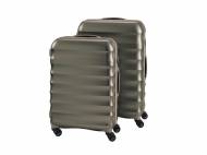Set trolley in policarbonato, 2 pezzi, antracite/oro Topmove, ...