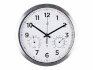 Orologio da parete radiocontrollato con termometro ed igrometro ...
