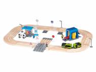 Set pista per auto in legno