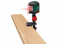 Livella laser a croce con morsetto