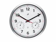 Orologio da parete radiocontrollato con termometro ed igrometro ...