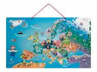 Carta magnetica dellEuropa o del mondo