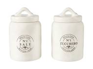 Set barattoli per sale e zucchero