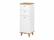 Mobiletto da bagno con 1 anta e 2 cassetti