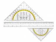 Set strumenti per la geometria, 3 pezzi United Office, prezzo ...