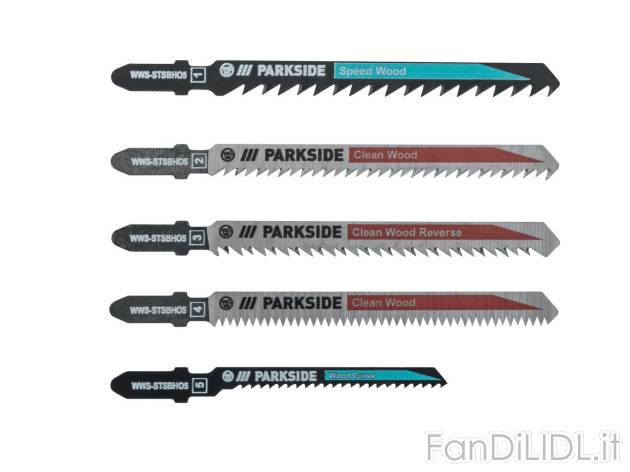 Set lame per seghetto a pendolo , prezzo 3.99 EUR 
Set lame per seghetto a pendolo ...