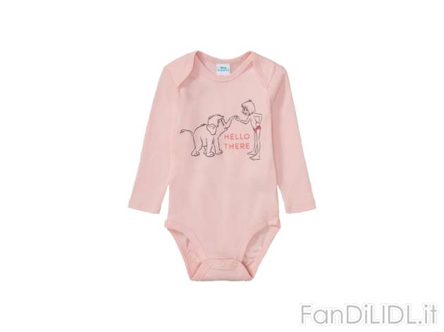 Body a manica lunga da neonata Bambi, , prezzo 4.99 EUR