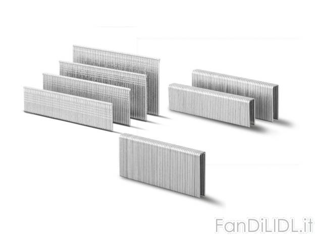 Set di graffe o chiodi per pistola sparapunti , prezzo 3.99 EUR 
Set di graffe ...