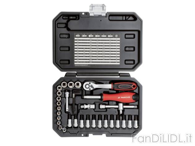 Set chiavi a bussola , prezzo 17.99 EUR 
Set chiavi a bussola 36 pezzi 
- Lavorazione ...
