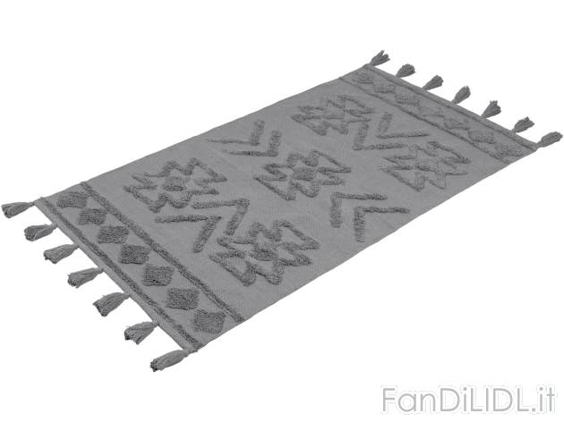 Tappeto , prezzo 22.99 EUR 
Tappeto 80x150 cm 
- Puro cotone
- Adatto per riscaldamento ...