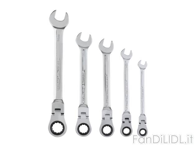 Set chiavi combinate , prezzo 14.99 EUR 
Set chiavi combinate 5 pezzi 
- In acciaio ...