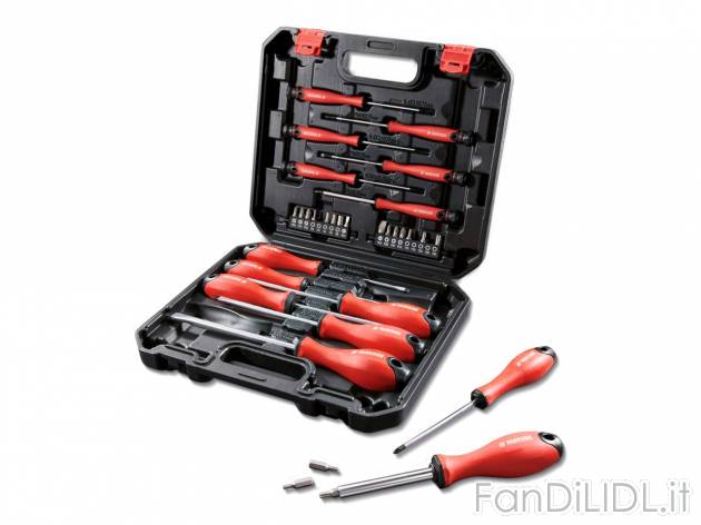 Set cacciaviti , prezzo 9.99 EUR 
Set cacciaviti 32 pezzi 
- Portapunte e valigetta ...