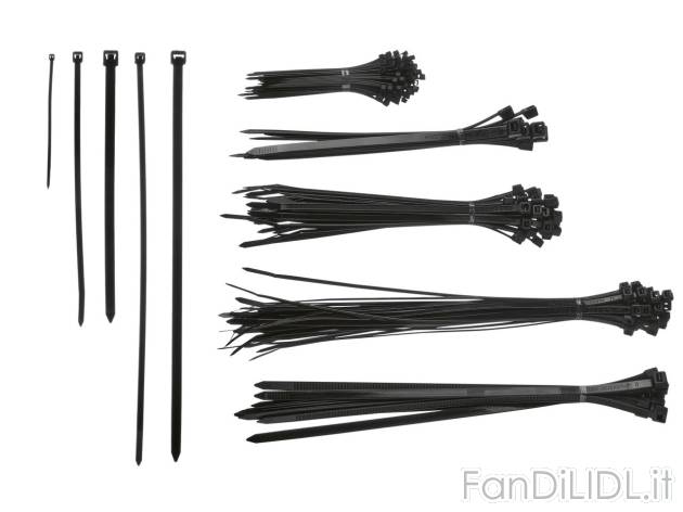 Set fascette fermacavo , prezzo 2.99 EUR 
Set fascette fermacavo 251 pezzi 
- In ...