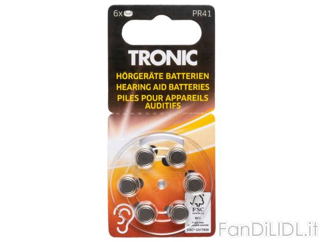 Batterie per apparecchio acustico , prezzo 1.49 EUR