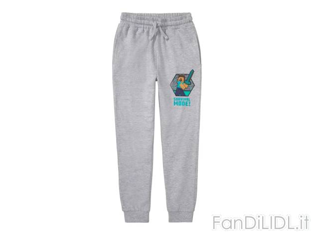 Pantaloni sportivi da bambino Minecraft , prezzo 9.99 EUR