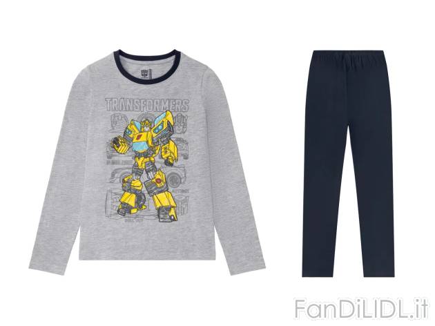Pigiama da bambino Transformers, Paw , prezzo 7.99 EUR