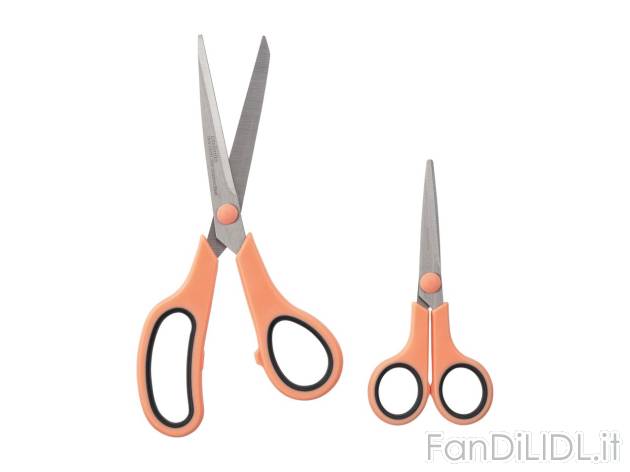 Set forbici , prezzo 2.99 EUR 
Set forbici 2 pezzi 
- Anche per mancini
- Lavabili ...