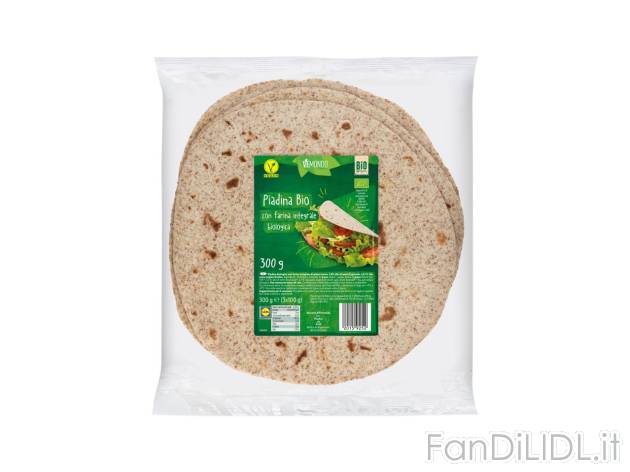 Piadina con farina integrale bio , prezzo 1.19 EUR