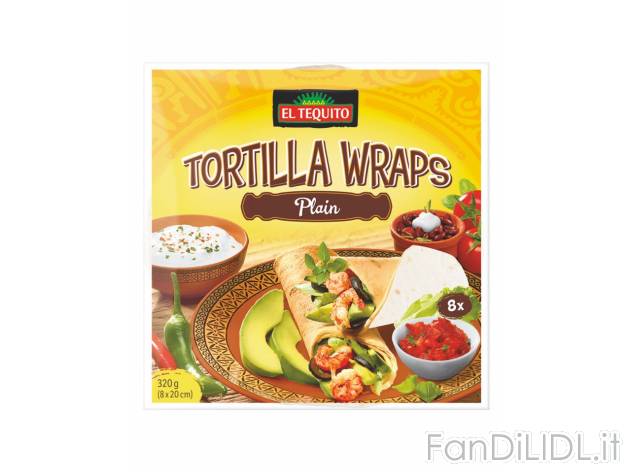 Tortillas gusto classico , prezzo 1.29 EUR 
Tortillas gusto classico 
- 8 tortillas ...