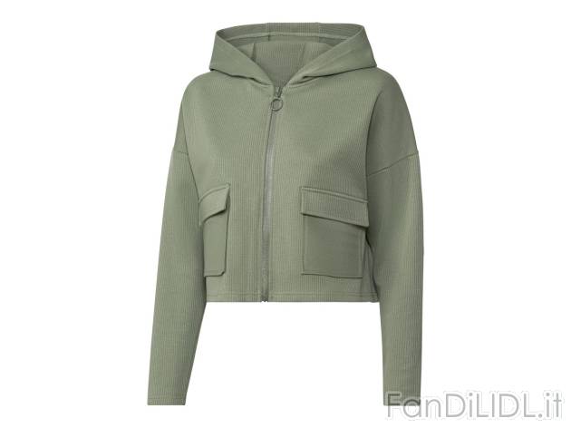 Felpa a coste a donna , prezzo 14.99 EUR