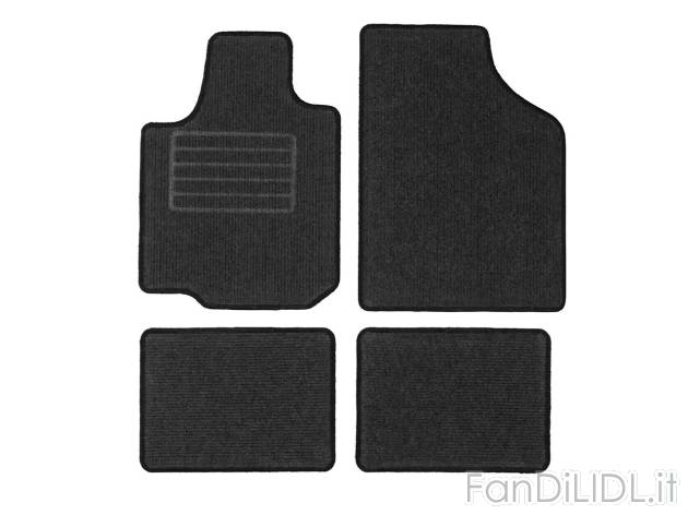 Set tappetini per auto , prezzo 6,99 EUR 
Set tappetini per auto 4 pezzi 
- Antiscivolo ...