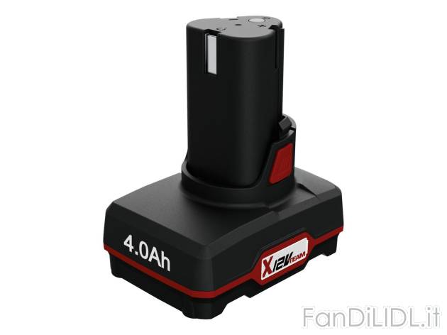 Batteria 4Ah , prezzo 24.99 EUR 
Batteria 4Ah Prodotto della serie Parkside X 12V ...
