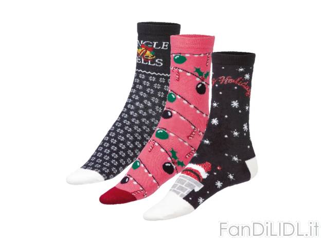 Calze natalizie da donna , prezzo 3.99 EUR