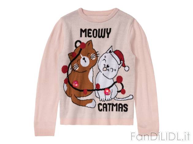 Pullover natalizio da bambina , prezzo 9.99 EUR