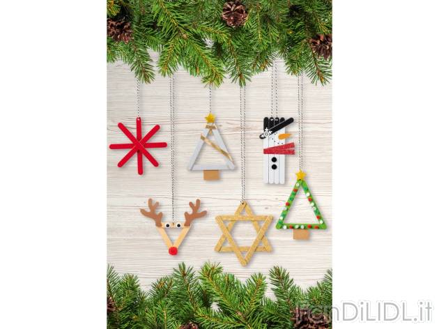 Set per bricolage decorazioni natalizie , prezzo 3.99 EUR