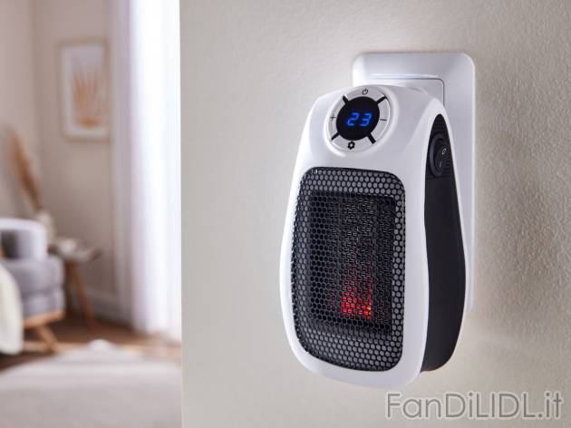 Termoventilatore in ceramica con presa , prezzo 17.99 EUR 
Termoventilatore in ...