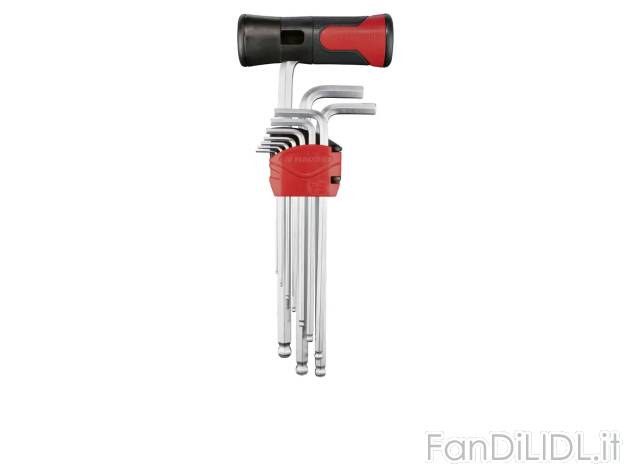 Set chiavi a brugola , prezzo 4.99 EUR 
Set chiavi a brugola 11 pezzi 
- In acciaio ...