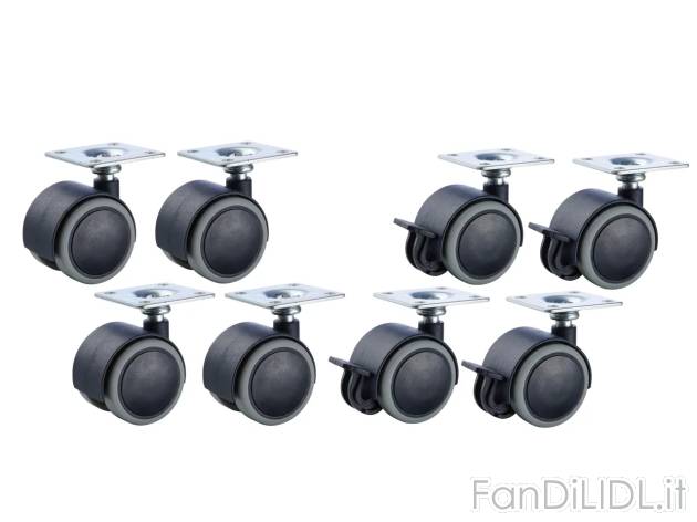 Set rotelle per mobili , prezzo 5.99 EUR 
Set rotelle per mobili 4 o 8 pezzi 
- ...