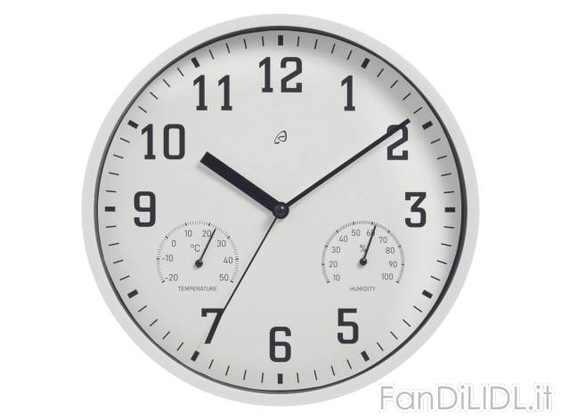 Orologio da parete con termometro ed , prezzo 7.99 EUR 
Orologio da parete con ...