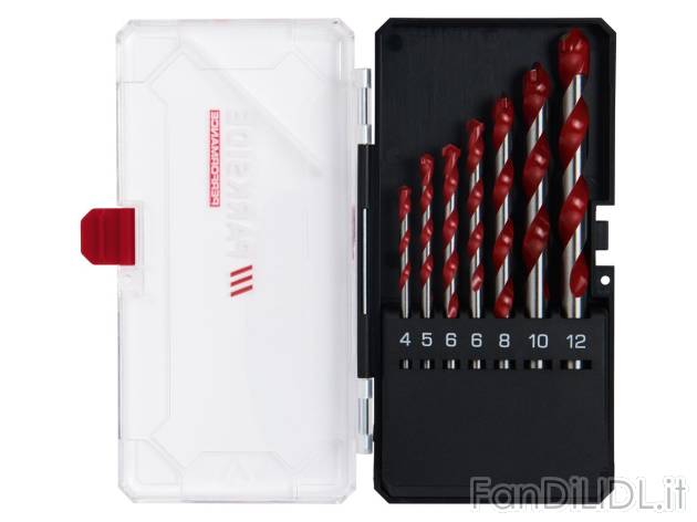 Set punte , prezzo 9.99 EUR 
Set punte 6 o 7 pezzi 
A scelta tra:
- Per lamiere ...