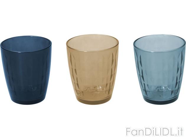 Set bicchieri , prezzo 7.99 EUR  
Set bicchieri  6 pezzi  
-  Capacità: 320 ml