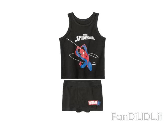Coordinato intimo da bambino Spiderman, , prezzo 6.99 EUR 
Coordinato intimo da ...