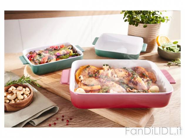 Pirofila , prezzo 8.99 EUR 
Pirofila 1 o 2 pezzi 
- Capacit&agrave; 0,68 L, ...