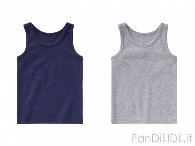 Canotta da bambino , prezzo 4.99 EUR 
Canotta da bambino 2 pezzi, Misure: 2-8 anni ...