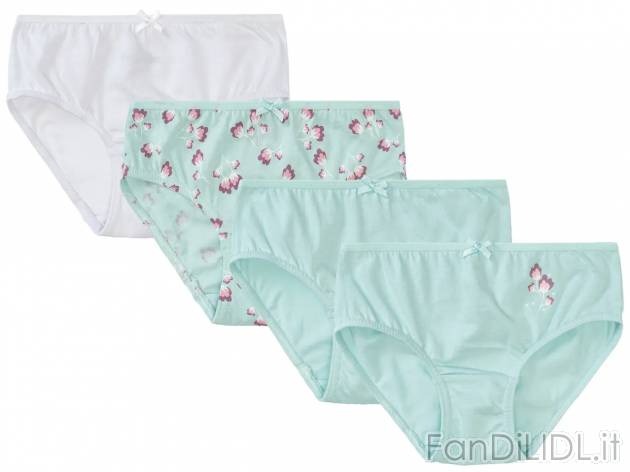Slip da bambina , prezzo 5.99 EUR 
Slip da bambina 4 pezzi, Misure: 2-8 anni 
- ...