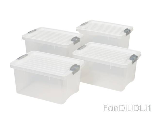Box portaoggetti , prezzo 8.99 EUR 
Box portaoggetti 2 o 4 pezzi 
- Con 2 chiusure ...
