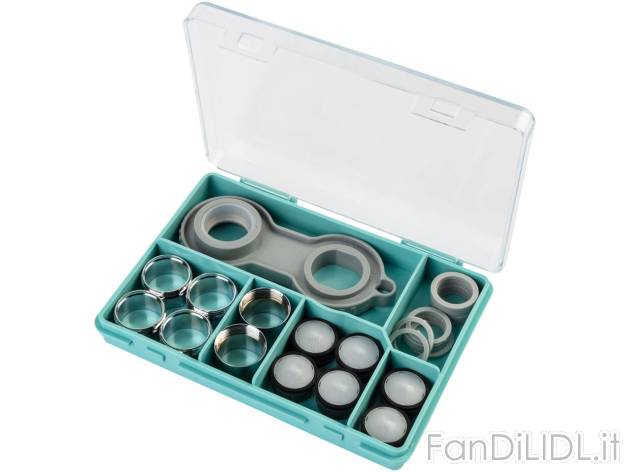 Set regolatori di flusso , prezzo 8.99 EUR 
Set regolatori di flusso 25 pezzi 
- ...
