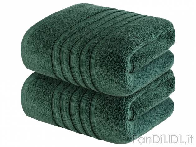 Asciugamano , prezzo 6,99 EUR 
Asciugamano 50x100 cm, 2 pezzi 
- Puro cotone
- 500 ...