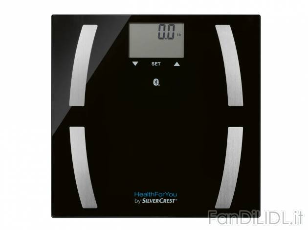 Bilancia pesapersone diagnostica Bluetooth , prezzo 17,99 EUR 
Bilancia pesapersone ...