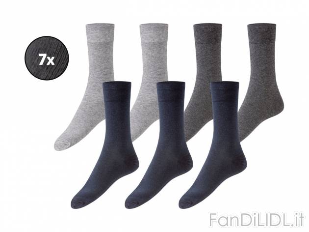 Calze da uomo , prezzo 7,99 EUR 
Calze da uomo 7 paia, Misure: 39-46 
- Con cotone ...