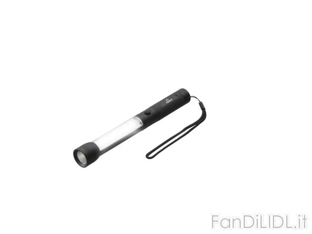 Torcia LED , prezzo 5.99 EUR 
Torcia LED 
- Luce 2 in 1 con LED COB
- Base con ...