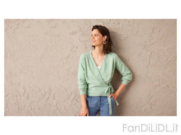 Cardigan incrociato da donna , prezzo 9.99 EUR