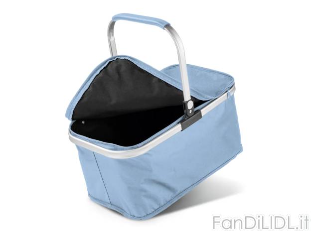 Cesto portaspesa , prezzo 9.99 EUR 
Cesto portaspesa 26 L 
- Telaio in alluminio, ...