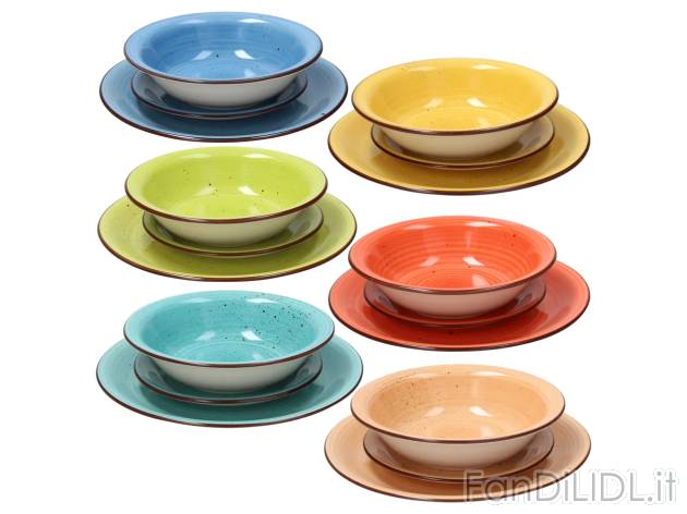 Servizio piatti , prezzo 39.99 EUR 
Servizio piatti 18 pezzi 
- In 6 varianti di ...